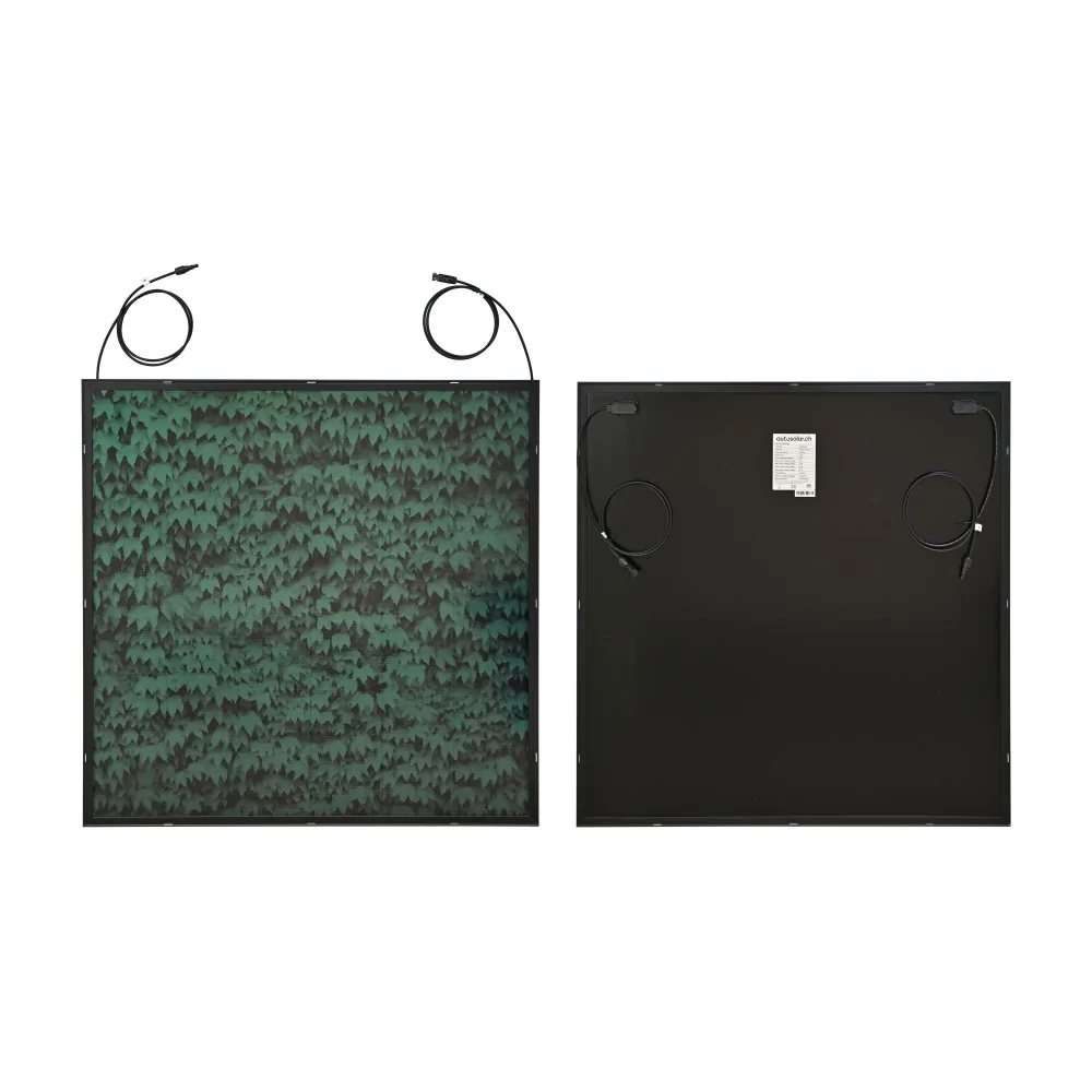 AutoSolar 200 Watt solar panel with leaf pattern