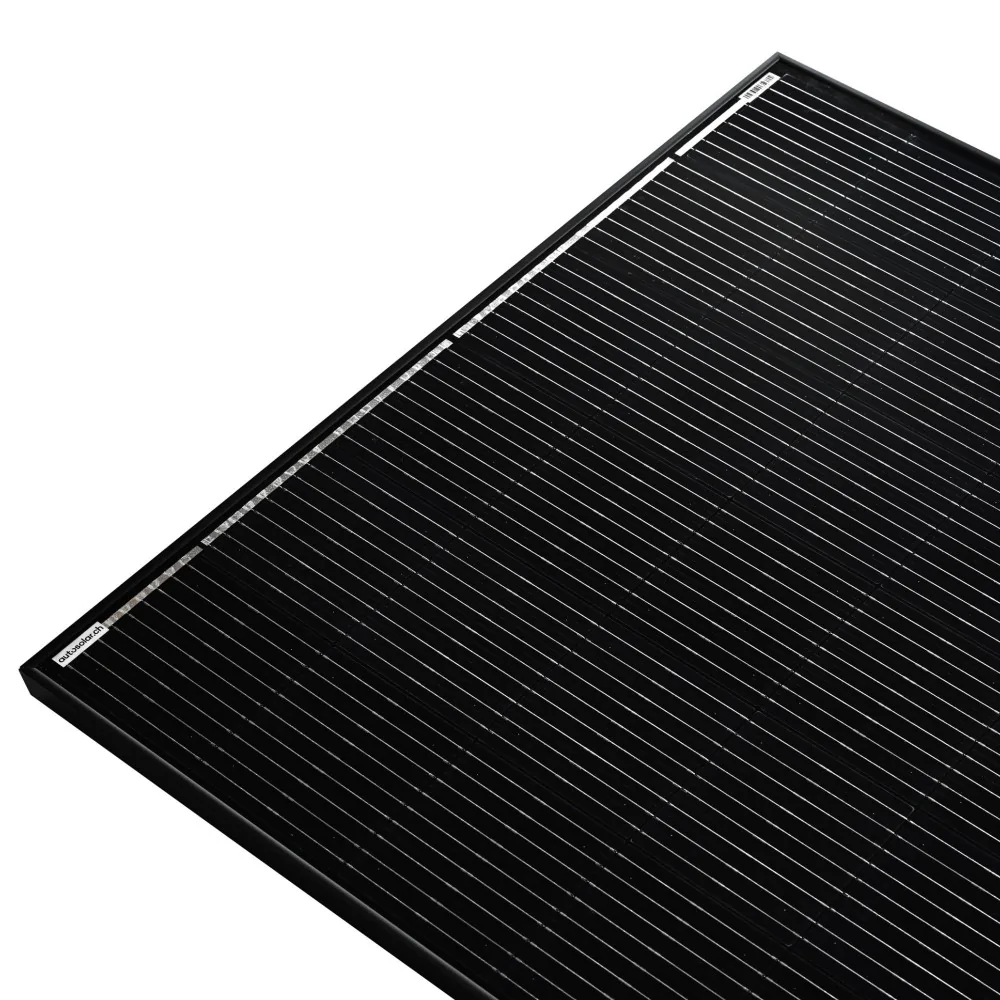 AutoSolar 400 Watt Solarpanel - Black
