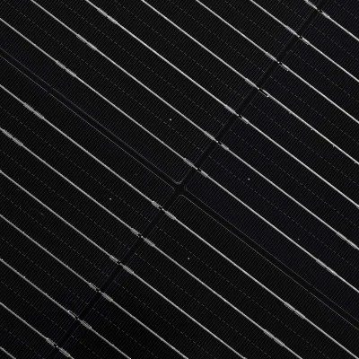 AutoSolar 400 Watt Solarpanel - Black