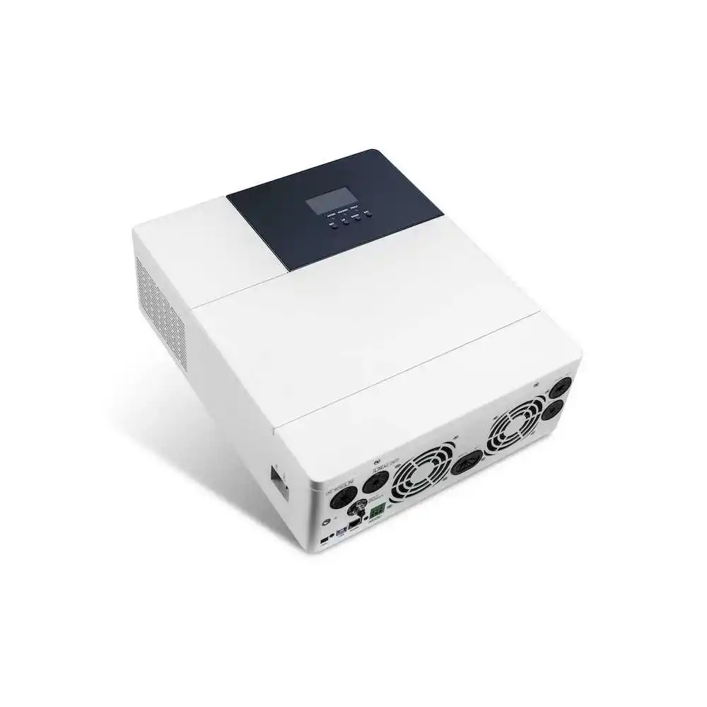 Onduleur de batterie 5000 W - Onde sinusoïdale pure - 48 V à 230 V - Onduleur hybride 5000 W