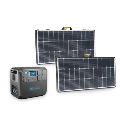 Bluetti AC200Max - 2200W Solargenerator mit 880W Solarkoffer