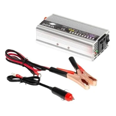 Système solaire : 100 W avec batterie AGM 82 Ah et onduleur 1000 W