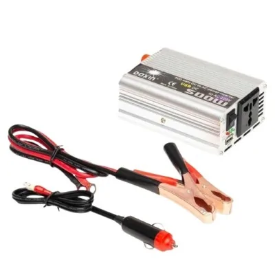 Kit de démarrage pour système solaire&nbsp;: système solaire de 100&nbsp;W, batterie AGM de 82&nbsp;Ah et onduleur de 500&nbsp;W