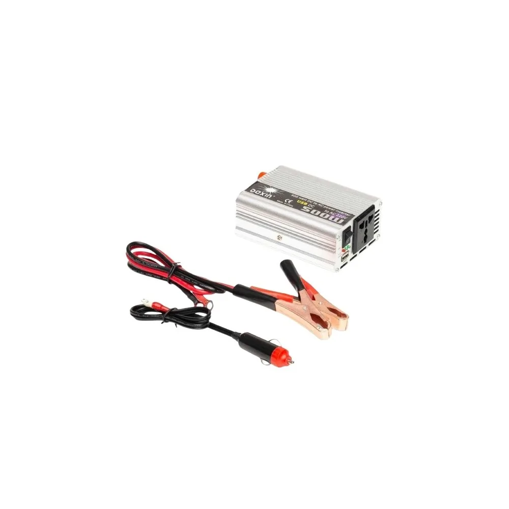 Kit de démarrage pour système solaire&nbsp;: système solaire de 100&nbsp;W, batterie AGM de 82&nbsp;Ah et onduleur de 500&nbsp;W