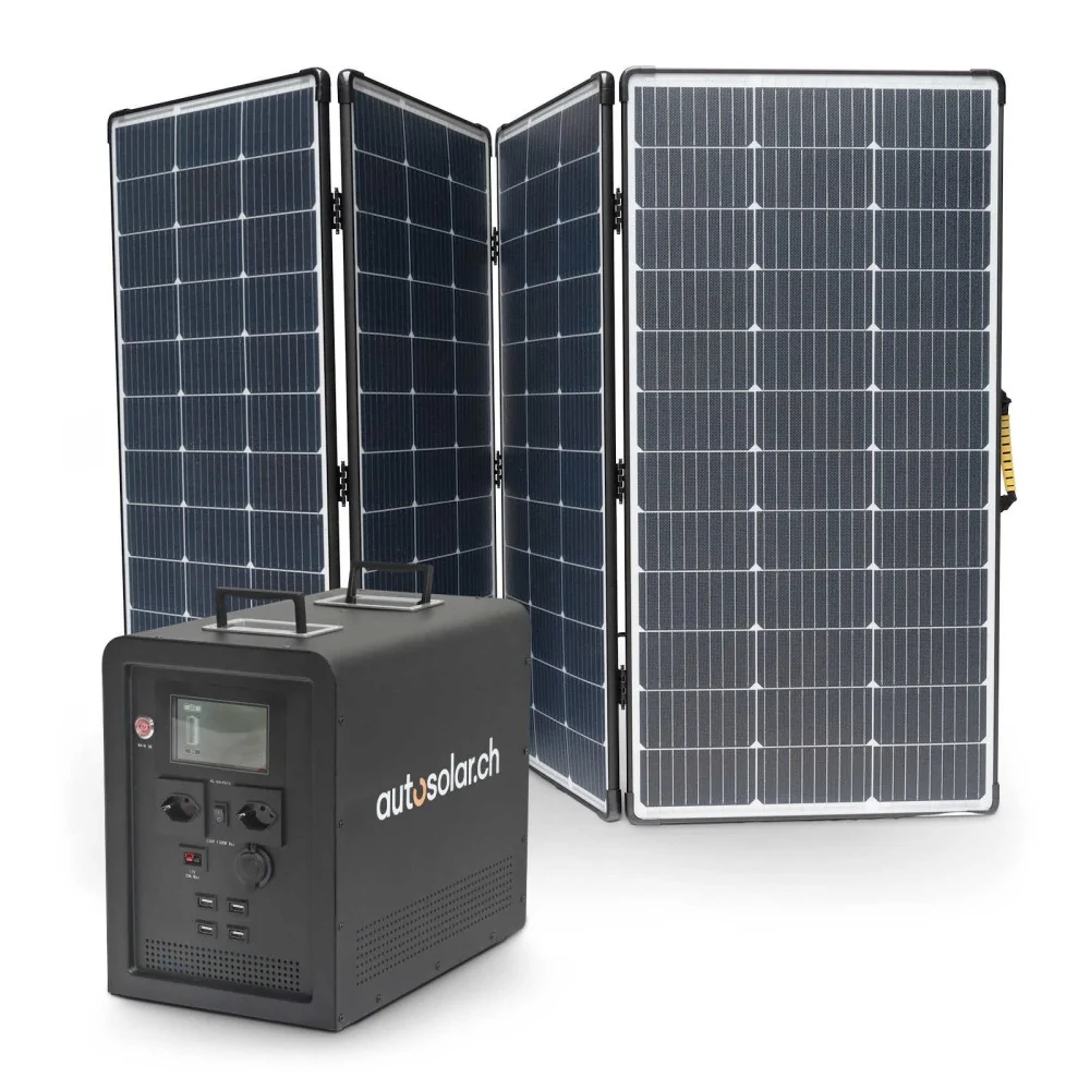 Solargenerator 1500W - kompakter Generator inkl. 180W Solarkoffer Solargenerator 1500W - kompakter Generator inkl. 180W Solarkoffer