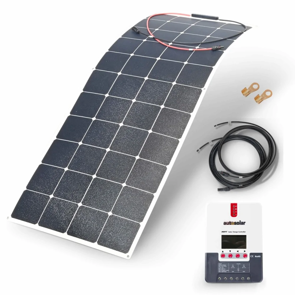 Solarset 160 Watt flexibel- Solar für Wohnmobil und Camper