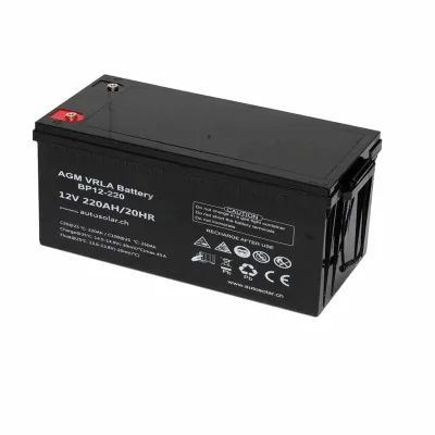 Ensemble complet et flexible de 330 W avec batterie AGM de 220 Ah