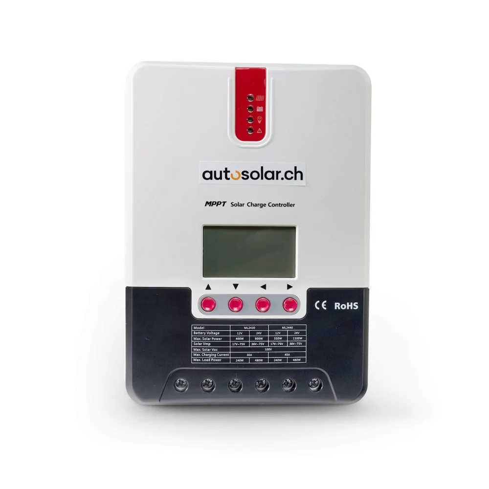 Ensemble complet&nbsp;: système solaire de 670&nbsp;W, batterie au lithium 24&nbsp;V de 100&nbsp;Ah et onduleur de 2&nbsp;000&nbsp;W