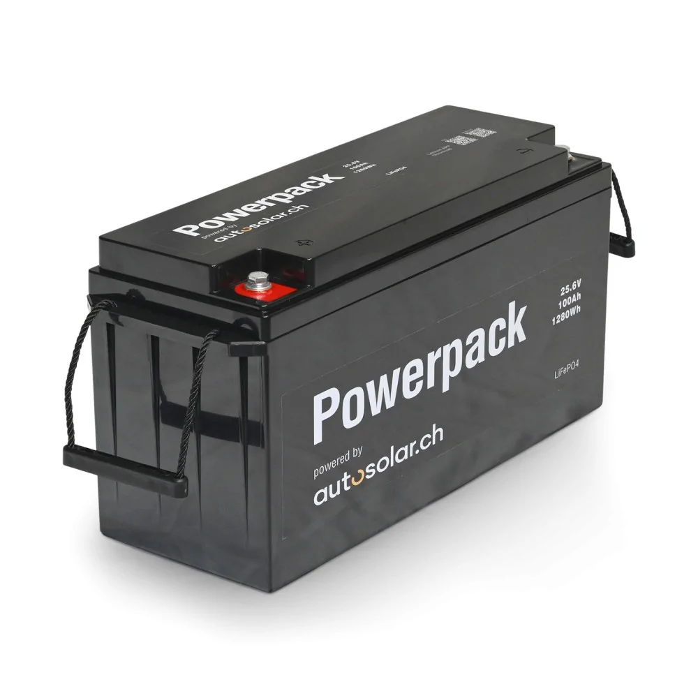 Système solaire de 1340 W avec 2 batteries au lithium de 100 Ah et un onduleur de 2000 W