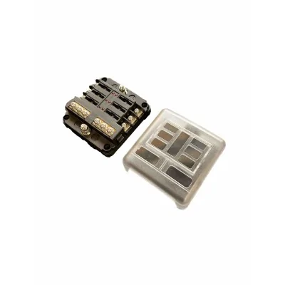 Fuse distribution box (6-way) for small and medium-sized devices
