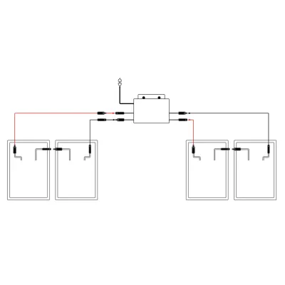 Super flexible 640W balcony power plant set with mounting hardware