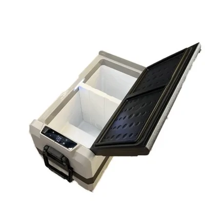 Glacière à compresseur (50 L) avec compartiment réfrigérant et congelant