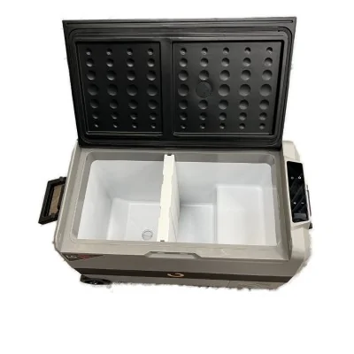 Glacière à compresseur (50 L) avec compartiment réfrigérant et congelant