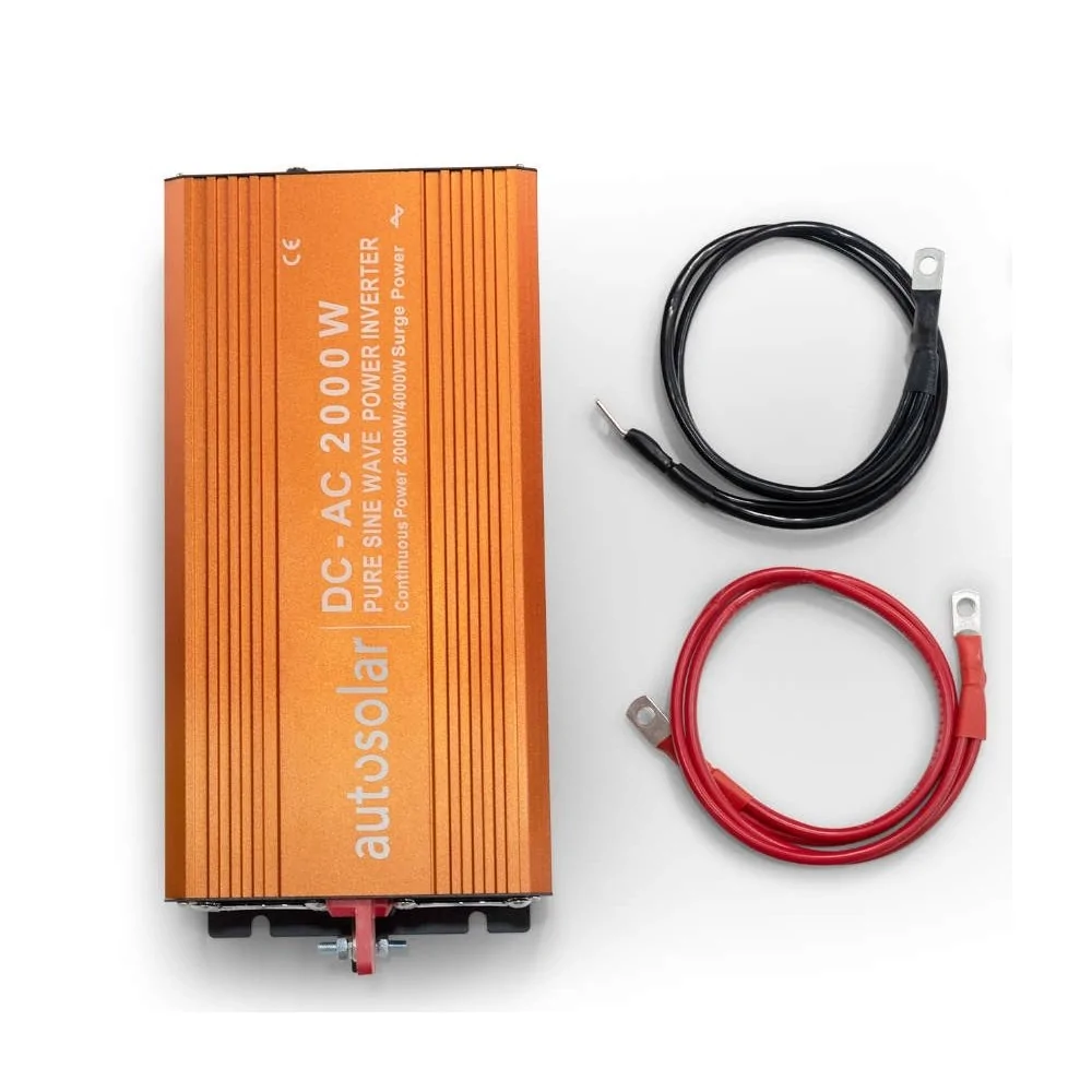 2000 Watt Wechselrichter - reiner Sinus - 12V zu 230V - 2000W Inverter