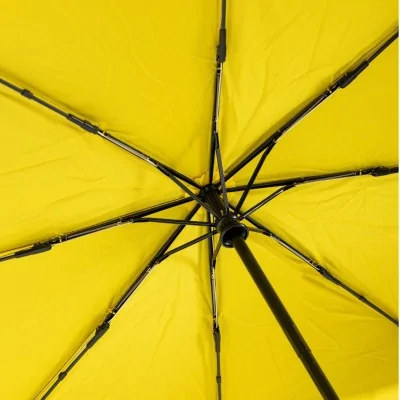 Parapluie noir et jaune d'AutoSolar