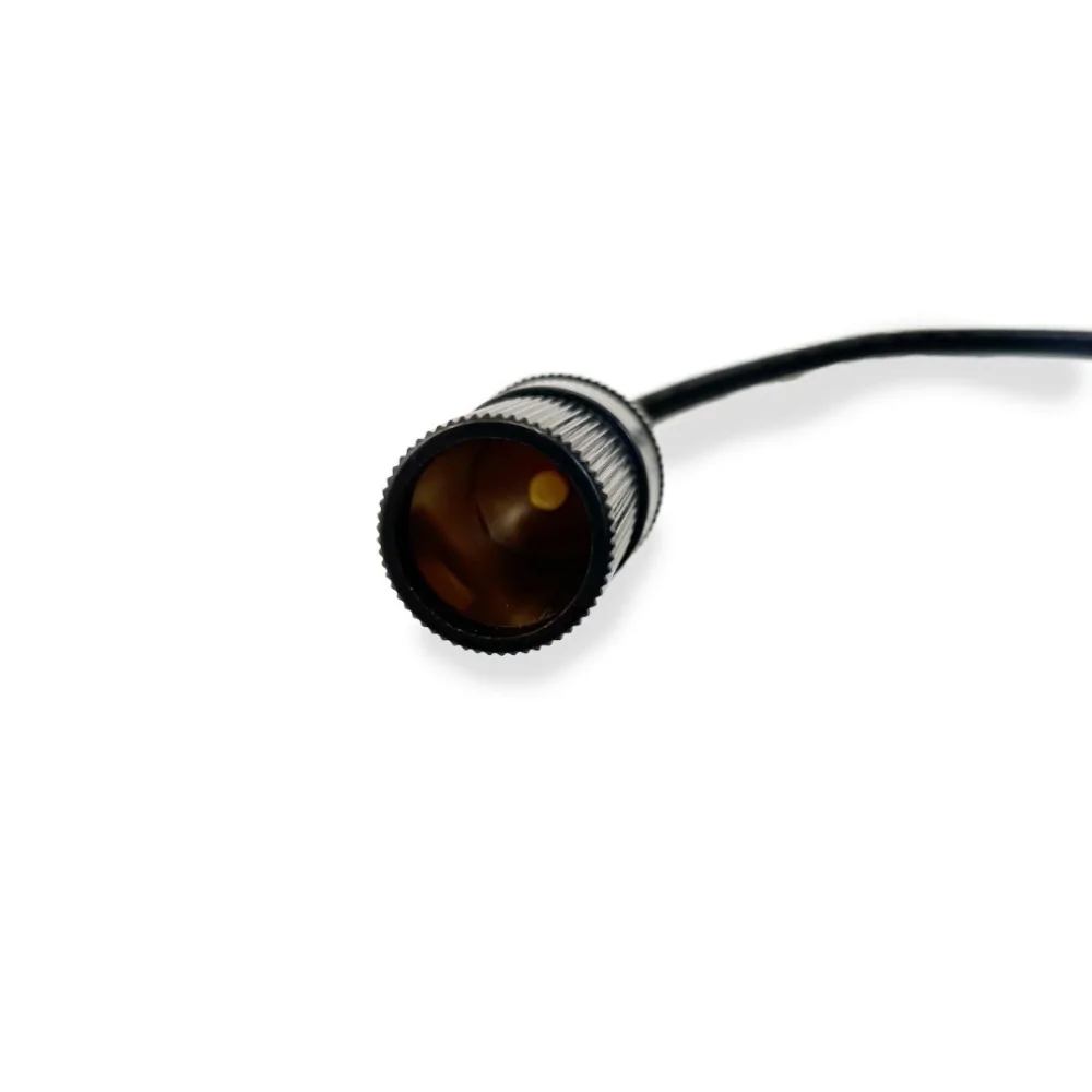 Practical adapter cable from cigarette lighter plug to 230V connection
