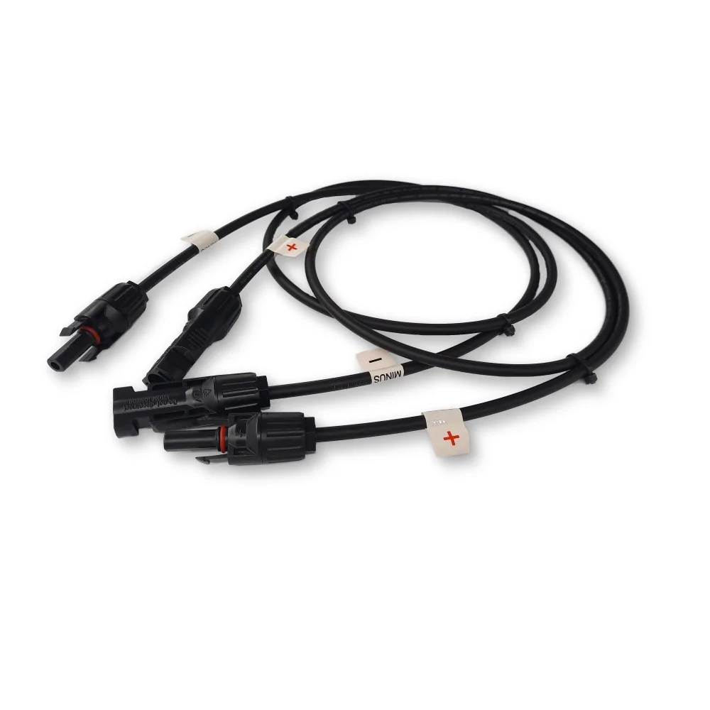 Kabel 6mm2 -- 2 x 6m - Solarkabel UV-beständig - Kabel für Solar Kabel 6mm2 -- 2 x 6m - Solarkabel UV-beständig - Kabel für Solar