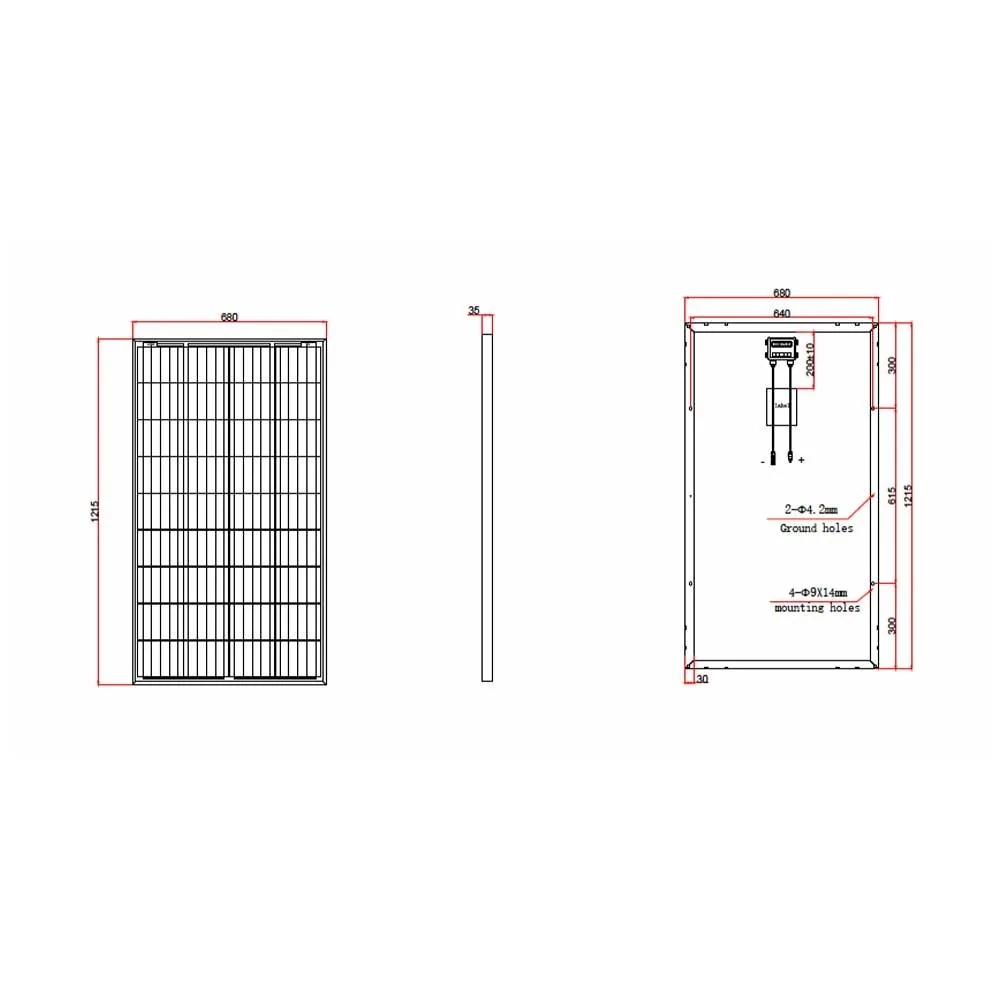 Monokristallines Solarpanel 160W schwarz - Solarmodul - 160 Watt Monokristallines Solarpanel 160W schwarz - Solarmodul - 160 Watt