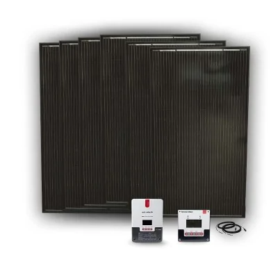 Solaranlage 960W 24V, 60A MPPT Laderegler mit Fernbedienung