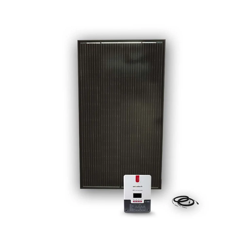 Ensemble solaire 160 W avec contrôleur de charge MPPT 20 A