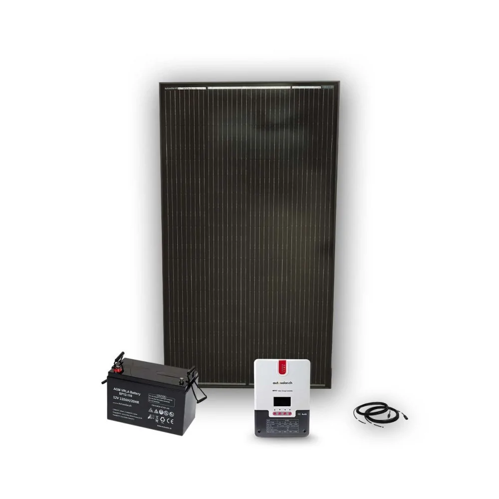 Solarset 160 Watt mit MPPT-Laderegler- Solar für Wohnmobil - Solar für Camper