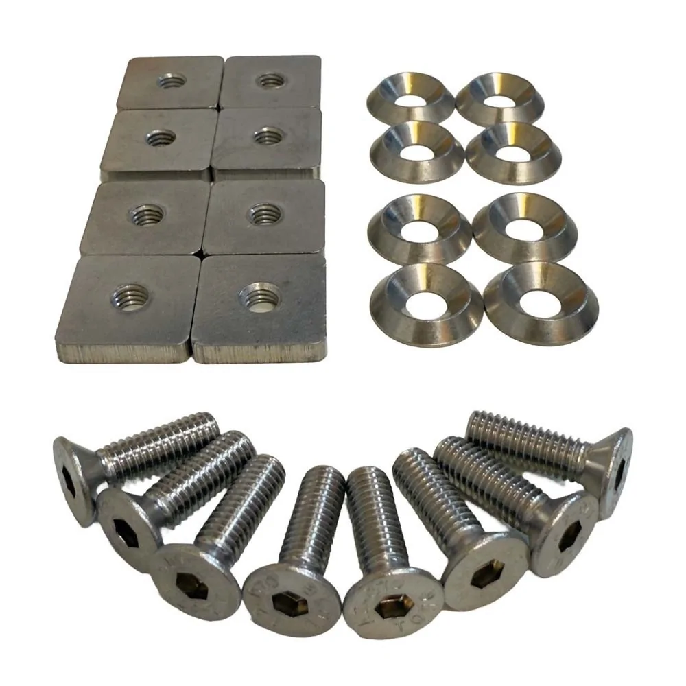 Plaque en aluminium pour panneaux solaires sur VW T5 et T6 California avec rail à rainure en C