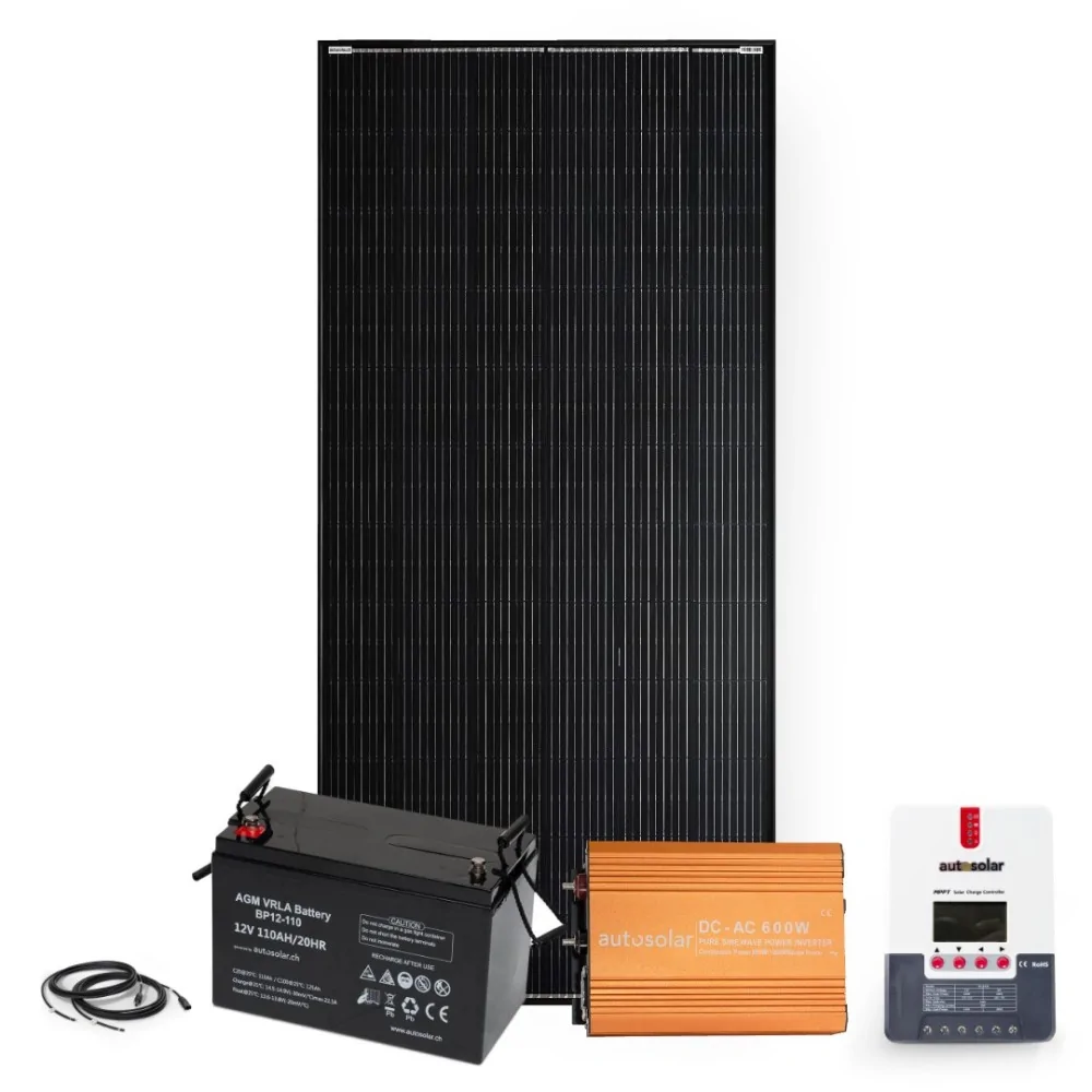 Solarset 160 Watt mit 230V-Wechselrichter - Solaranlage für Wohnmobil Solarset 160 Watt mit 230V-Wechselrichter - Solaranlage für Wohnmobil