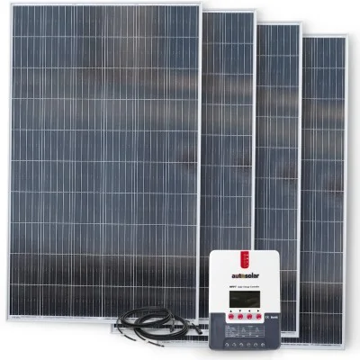 Ensemble solaire 1340W 24V avec contrôleur de charge MPPT 60A