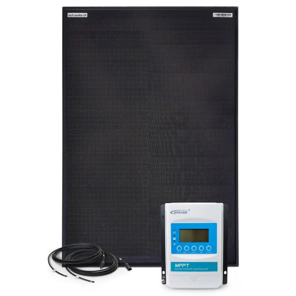 Solarset 50W mit 10A MPPT-Laderegler Solarset 50W mit 10A MPPT-Laderegler