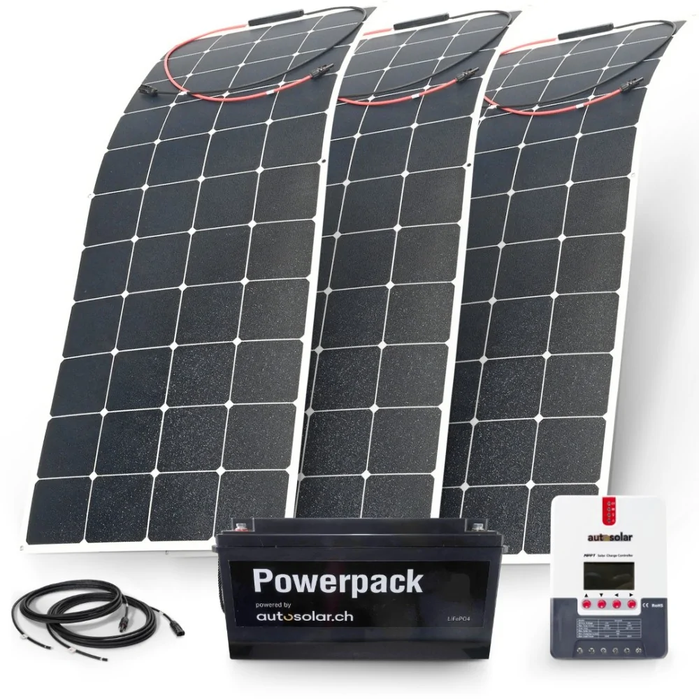 Solarset 200 Watt für Gartenhaus oder Maiensäss