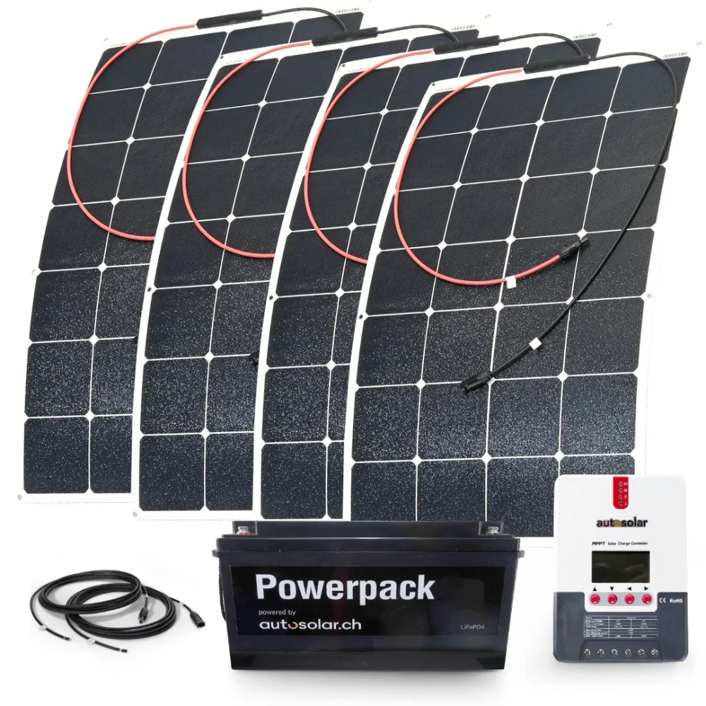 Solarset 200 Watt für Gartenhaus oder Maiensäss