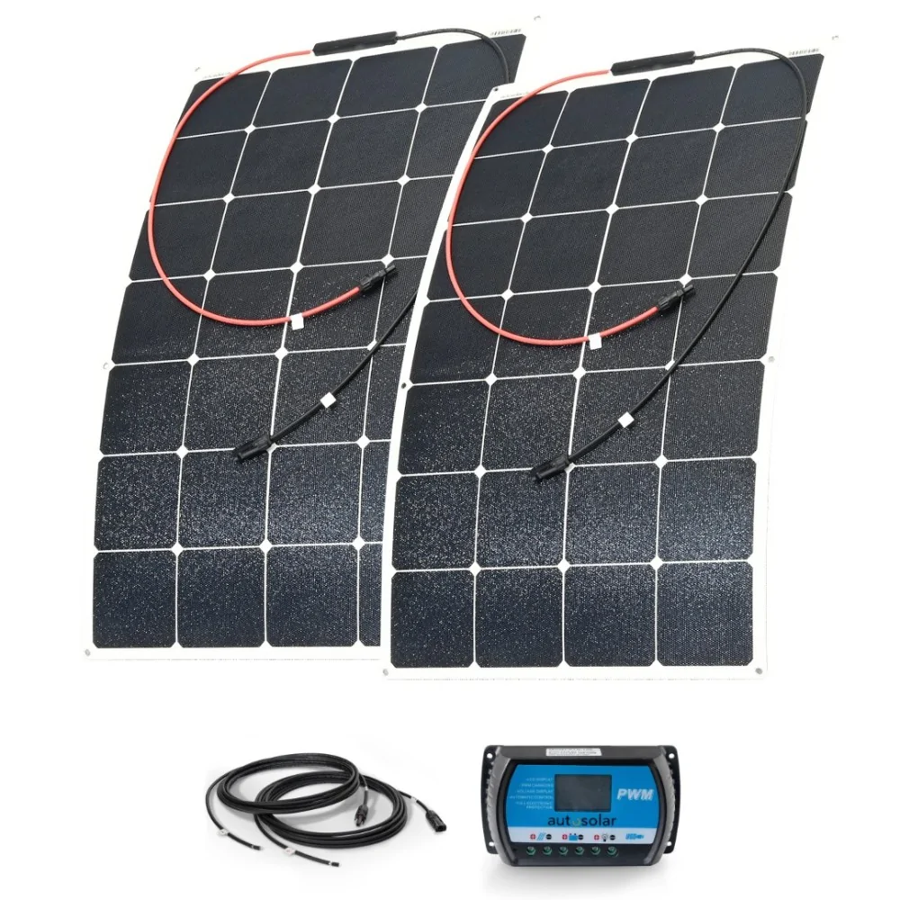 Solarset 210W Solaranlage flexibel mit 20A PWM Laderegler