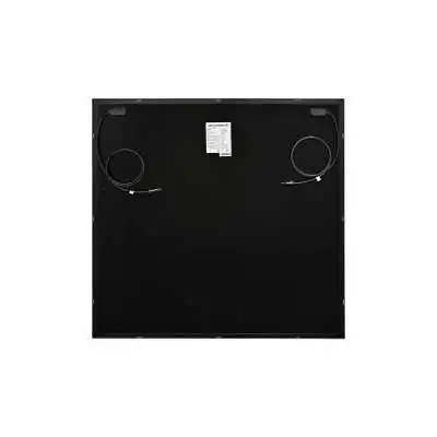 Centrale électrique de balcon aspect bois avec motif soleil