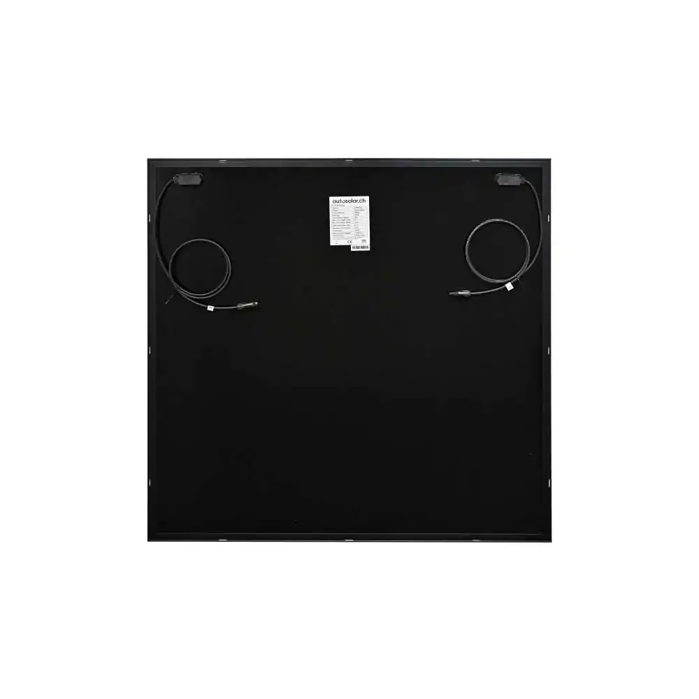 Centrale électrique de balcon aspect bois avec motif soleil