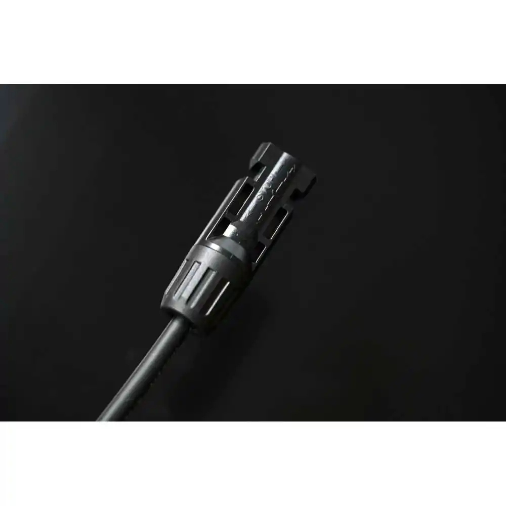 Centrale électrique de balcon aspect bois avec motif soleil