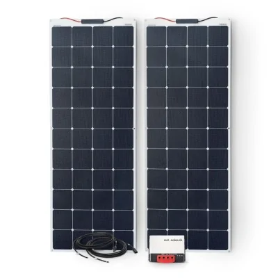 Solarset 320 Watt flexibel - Solaranlage für Wohnmobil, Camper & Boot.