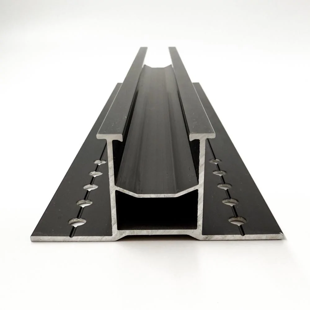 Halterung für Solarpanels für Dächer mit Welleternit und Wellblech.