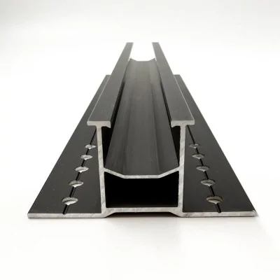 Halterung für Solarpanels für Dächer mit Welleternit und Wellblech.