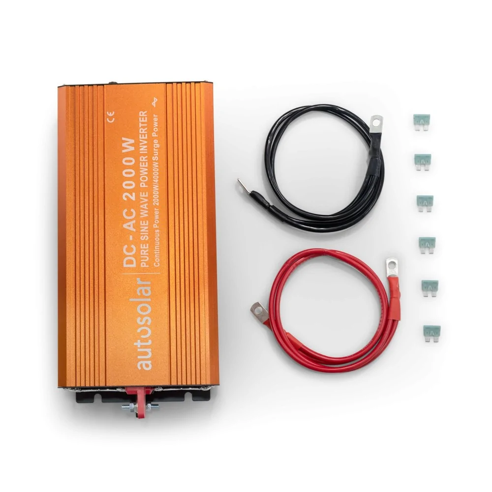 Ensemble complet et flexible de 320 W avec batterie au lithium de 105 Ah et onduleur de 2000 W