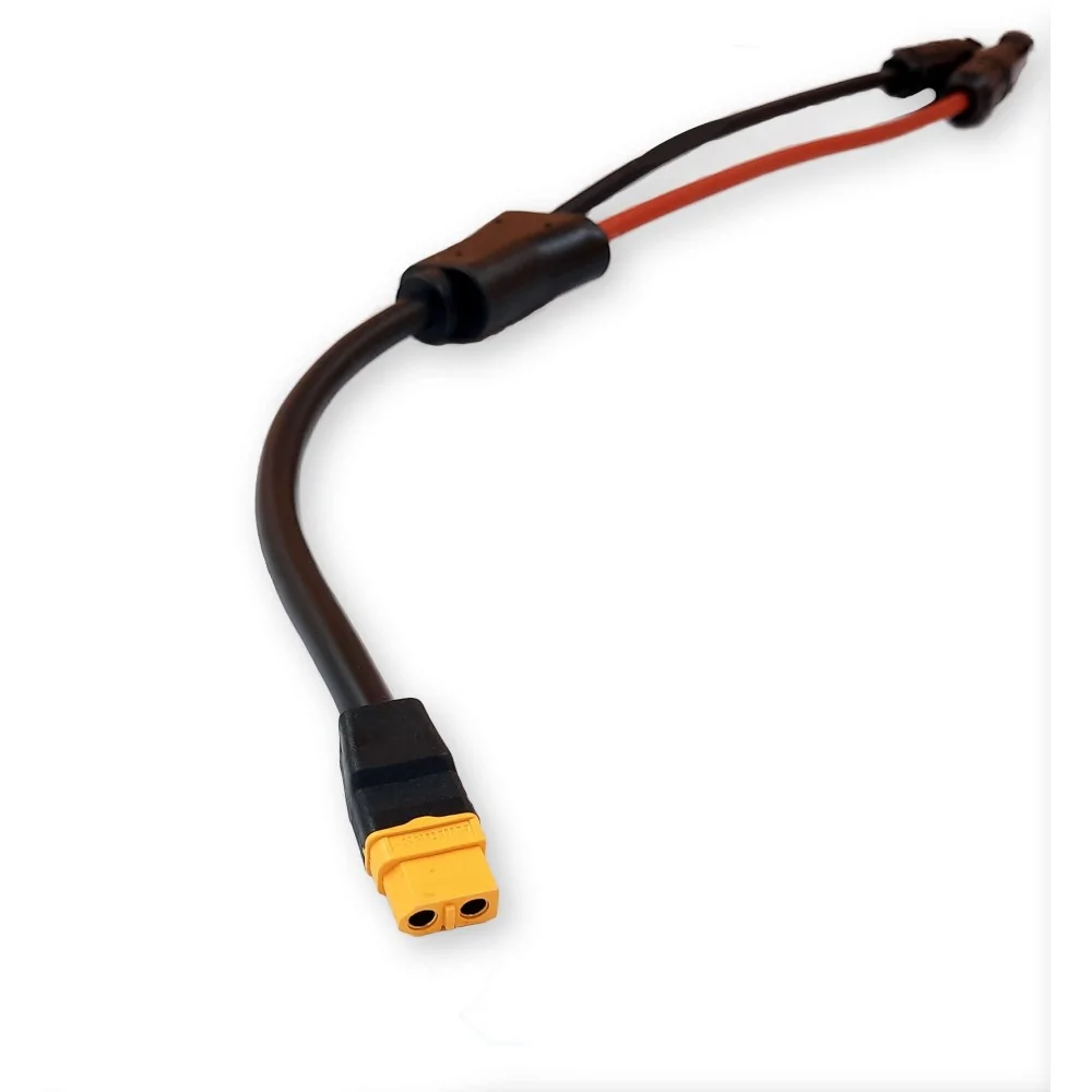 Adapterkabel XT60 50cm zu Solarstecker (MC4 kompatibel) Adapterkabel XT60 50cm zu Solarstecker (MC4 kompatibel)