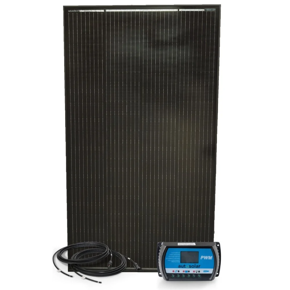 Solaranlage 160 Watt für Gartenhaus & Alphütte ohne Batterie.