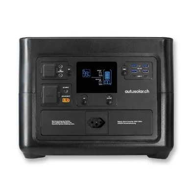 Solargenerator 1200 (1228Wh) - mobiler Generator mit 1800W Sinus-Wechselrichter