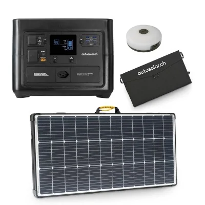 AutoSolar PowerBase – Self-sufficient emergency power kit with solar