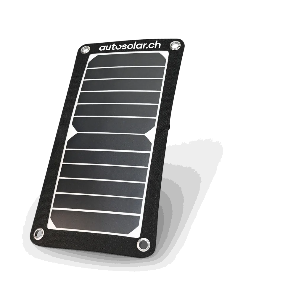 Solar panels: Foldable, efficient, 6W with USB connection - AutoSolar.ch Solar panels: Foldable, efficient, 6W with USB connection - AutoSolar.ch
