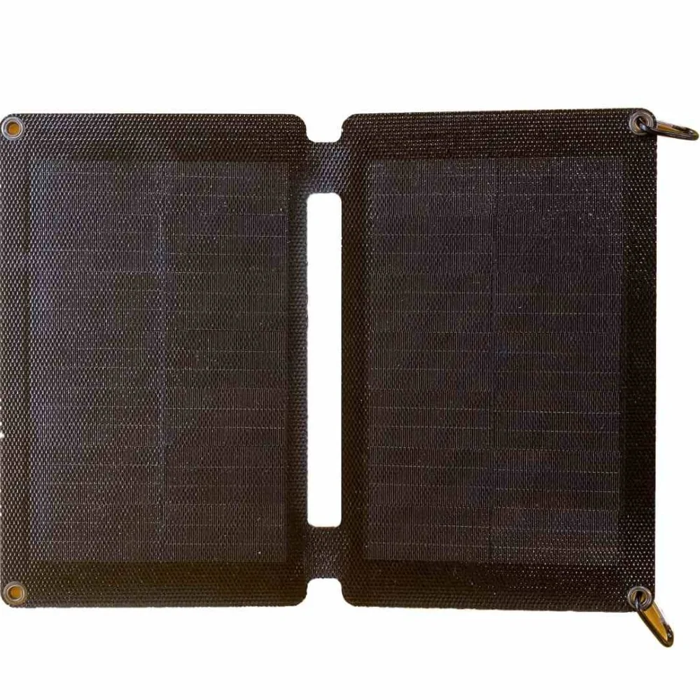 Ausstellungsmodell: Günstiges Solarpanel 14 Watt faltbar mit USB Anschluss
