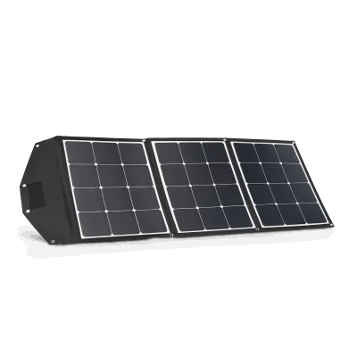 135W (3x45W) flexible solar suitcase without charge controller