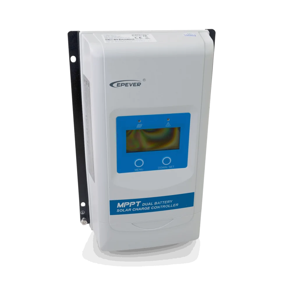 Dual Solar Laderegler MPPT 30A mit Display 390W bei 12V, 780W bei 24V Dual Solar Laderegler MPPT 30A mit Display 390W bei 12V, 780W bei 24V
