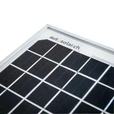 Monokristallines Solarpanel 10W - Solarmodul 10 Watt - AutoSolar AG