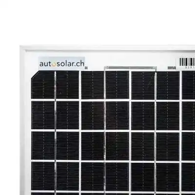 Monokristallines Solarpanel 10W - Solarmodul 10 Watt - AutoSolar AG