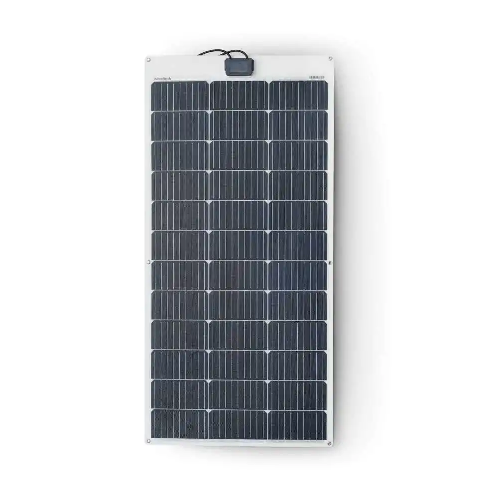 100W solar panel, flexible, thin, inexpensive - solar module for motorhomes.